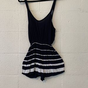 Billabong boho striped romper 